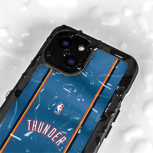 NBA Oklahoma City Thunder Jersey iPhone 15 Waterproof Case